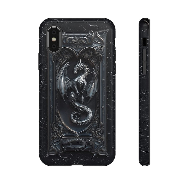 Silver Dragon Phone Case