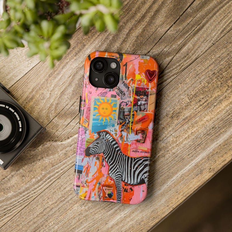 Zebra Collage Phone Case