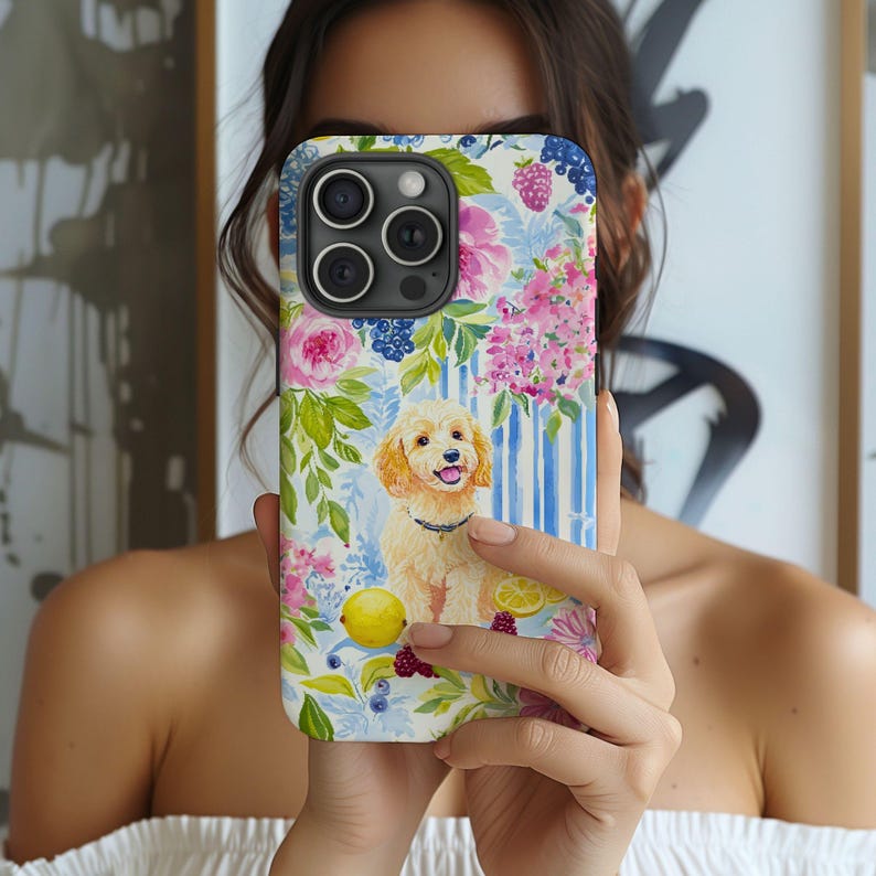 Spring Labradoodle Phone Case