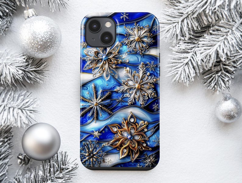 Winter Snowflake Christmas iPhone Case