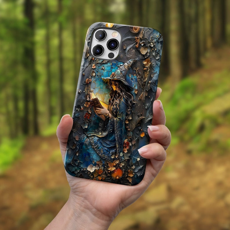 Fun Artistic Witch Phone Case