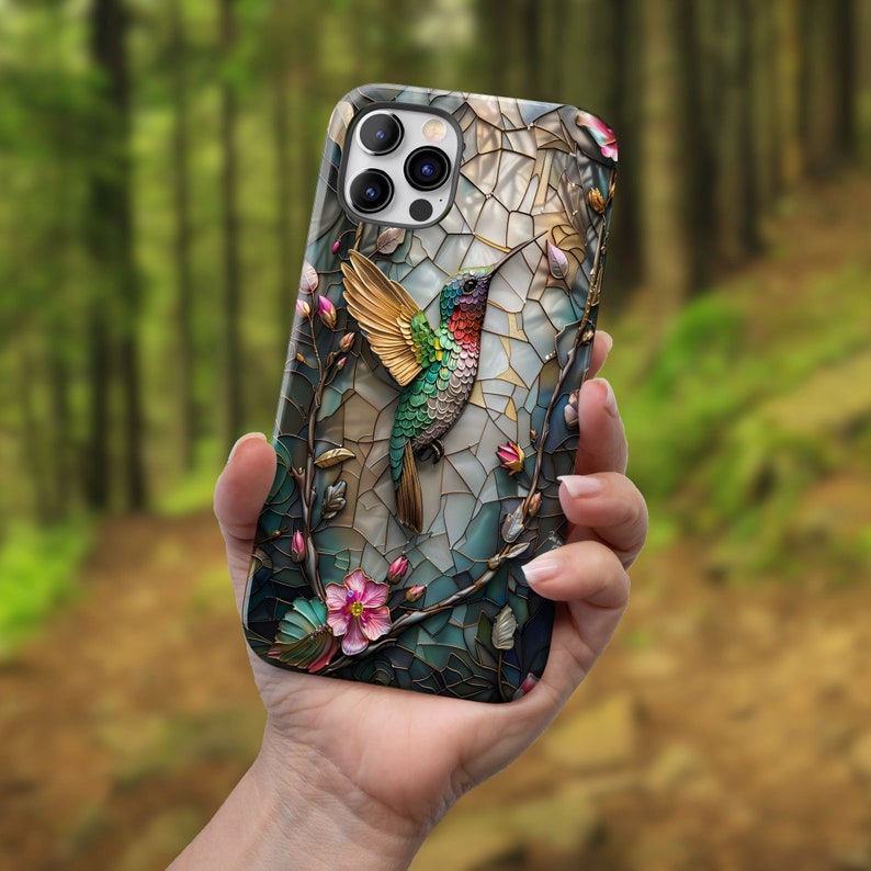 Artistic Hummingbird Phonecase for iPhone