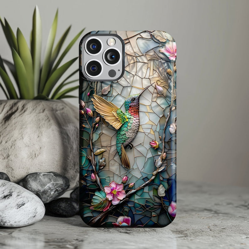 Artistic Hummingbird Phonecase for iPhone