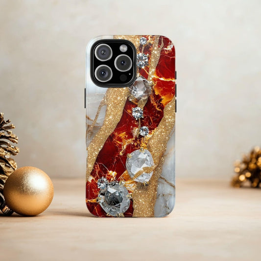 Christmas Marble Phone Case