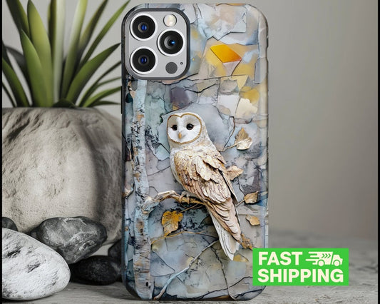 Owl Mosaic Phone Case