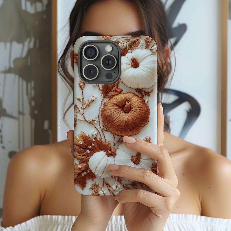 Pumpkins & Leaves Phone Case