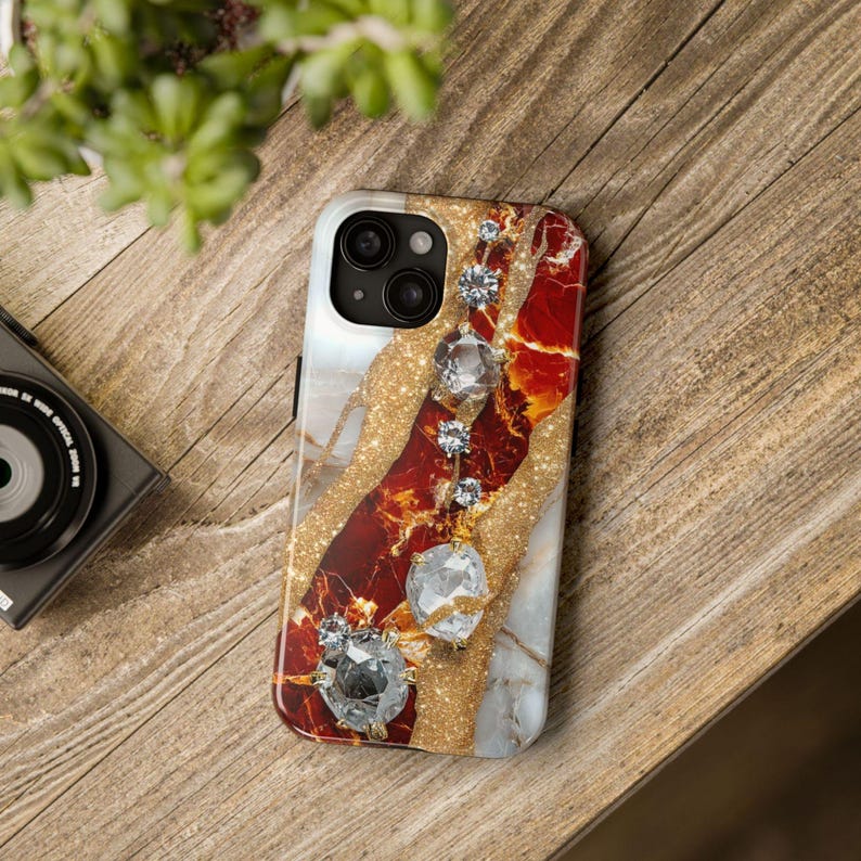 Christmas Marble Phone Case