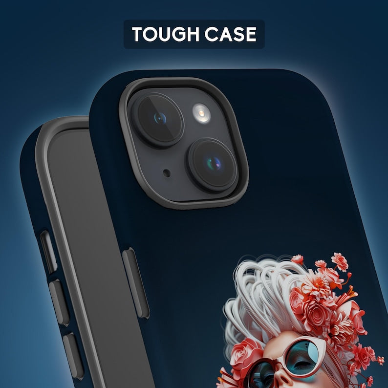 Futuristic Girl iPhone Case