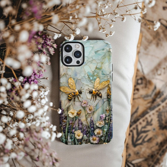 Mosaic Art Bee Phone Case