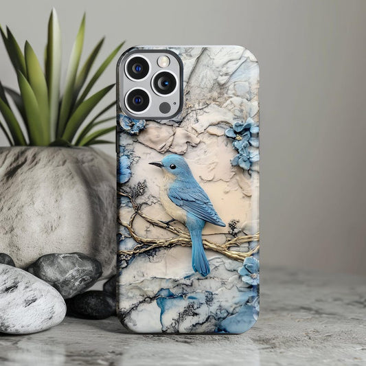 Elegant Bluebird iPhone Phone Case