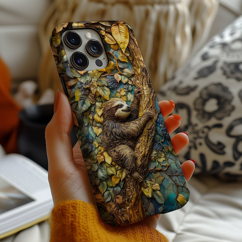 Sloth Tree Case for iPhone