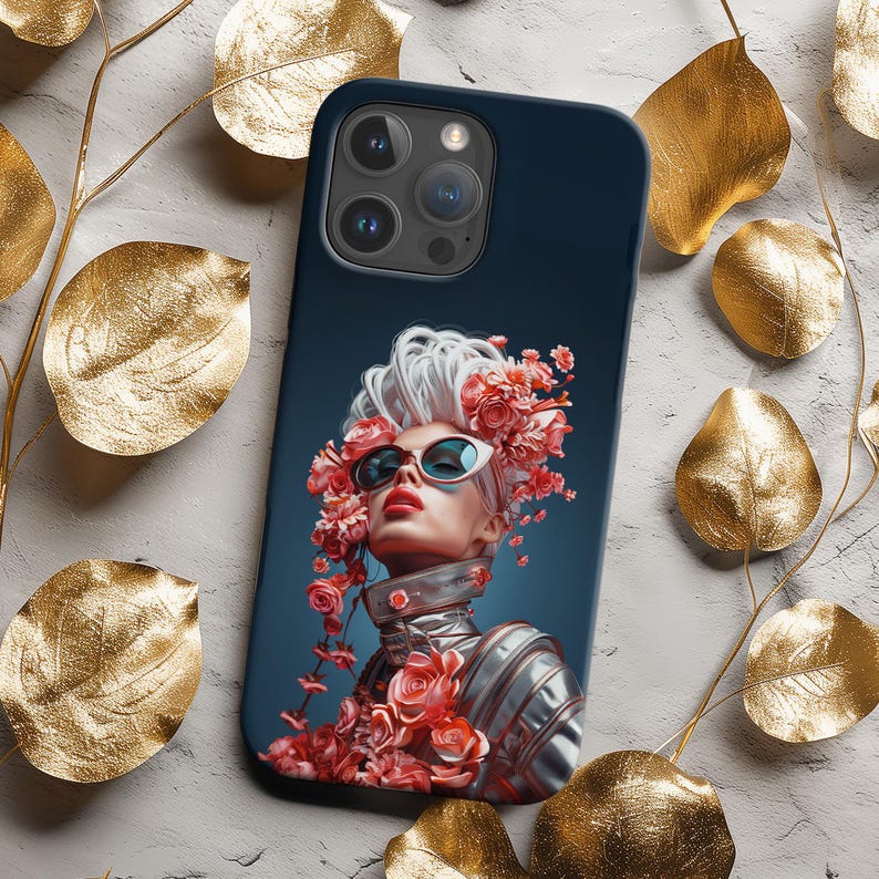 Futuristic Girl iPhone Case