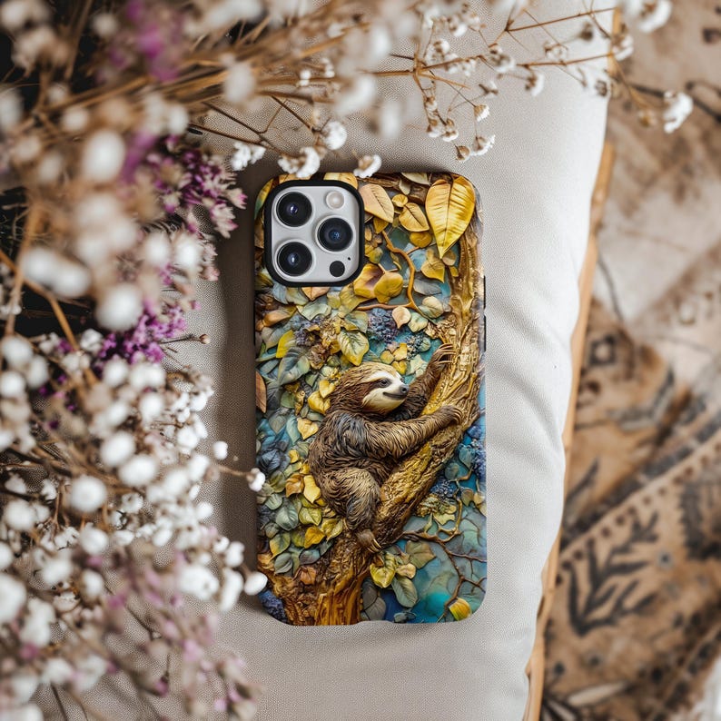 Sloth Tree Case for iPhone