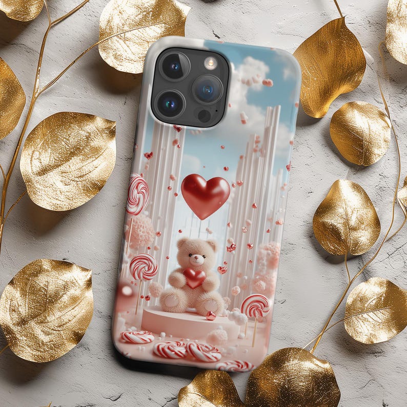 Cute Teddy Bear iPhone Case