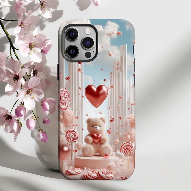 Cute Teddy Bear iPhone Case